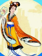 中秋节嫦娥矢量图