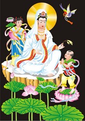 观世音菩萨矢量图下载