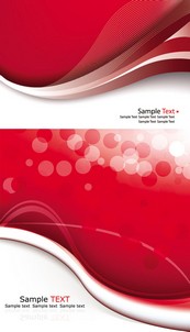红色靓丽背景矢量图下载