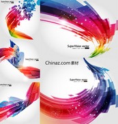 炫光幻彩矢量图下载