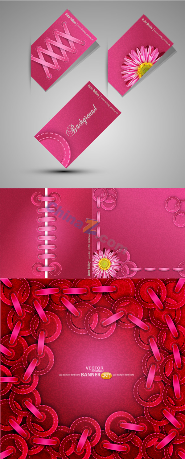 粉色设计元素矢量素材矢量下载