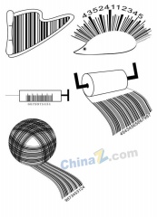 创意条形码设计矢量