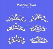 美丽公主王冠矢量素材