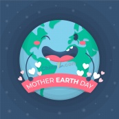 世界地球日主题海报设计