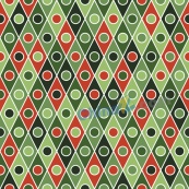 抽象几何无缝图案矢量图