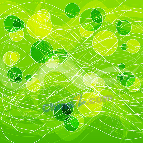 绿色抽象圆形背景图矢量矢量下载