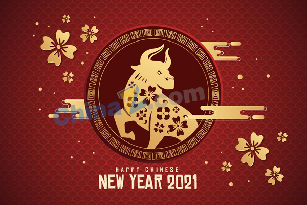 2021中国新年矢量海报矢量下载