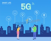 互联网5G矢量插画设计