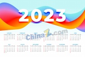 2023日历矢量图下载