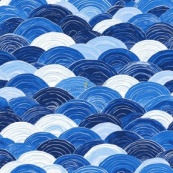 传统日式风格无缝矢量花纹