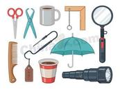 生活常用杂货用具合集矢量素材