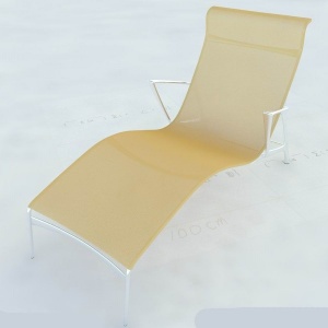 休闲躺椅3D模型效果图
