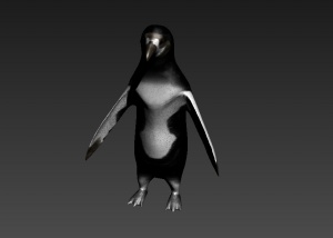企鹅3D模型设计