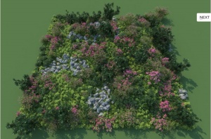 花园3d假山模型