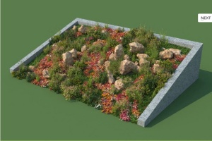 花园3D模型设计