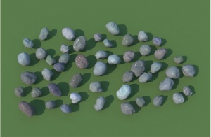 石头3D模型