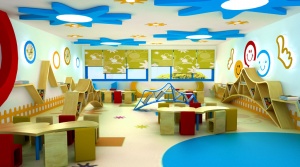 幼儿园阅览室3D模型