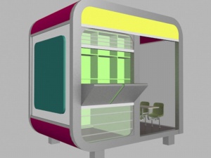 小吃车3DMAX模型设计