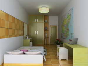 3D卧室模型效果图设计