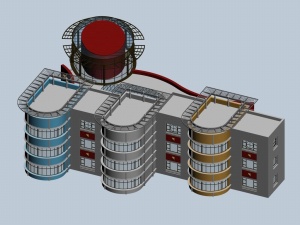 幼儿教学楼3D模型