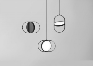 3D时尚简约吊灯模型