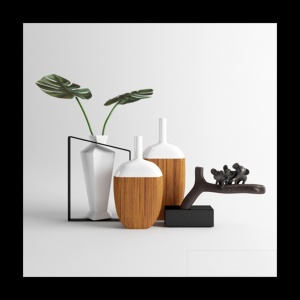 时尚摆件3D模型设计