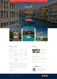 国际旅行社CSS3网站模板