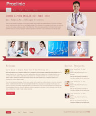 医学研究院HTML5网页模板