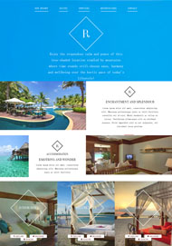 五星级酒店HTML5网页模板