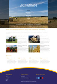 燕麦栽培技术企业网站模板