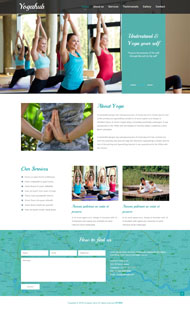 印度瑜伽学院网站模板