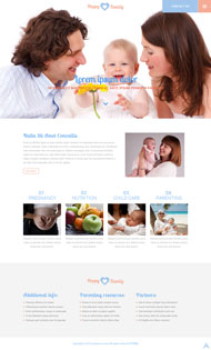 母婴用品行业网站模板