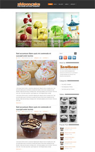 食品蛋糕DIY网站HTML5模板