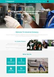 工业化学有限公司网站模板