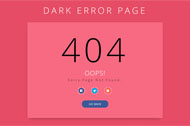 带分享按钮404页面丢失模板