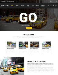 TAXI出租车公司网页模板