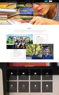 博士毕业教育网站模板