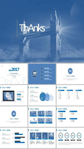 月度商务汇报ppt模板下载