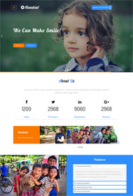 HTML5公益慈善网站模板