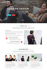 宽屏创意设计企业网站模板