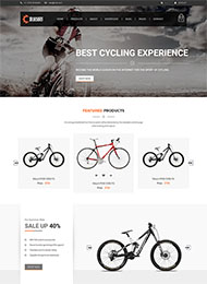 自行车零件销售网站模板
