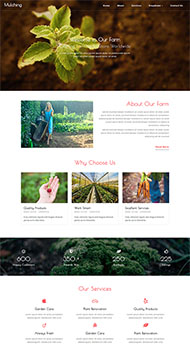 简洁农场种植企业网站模板