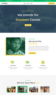 公益慈善筹款平台网站模板