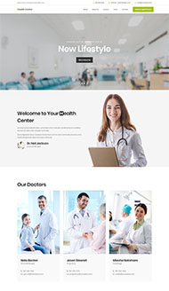 健康中心医院网站模板
