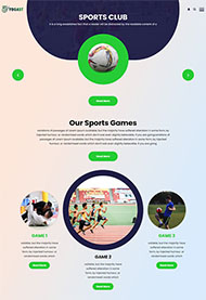 足球体育俱乐部网站模板