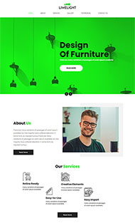 家具设计公司网页模板