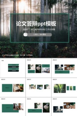 论文答辩ppt模板