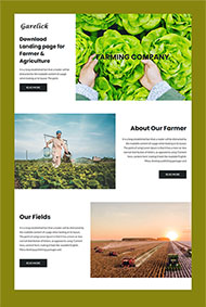 蔬菜种植农场网页模板