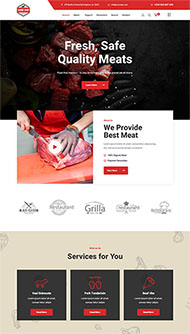 牛肉瘦肉肉制品销售网站模板