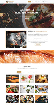 私人餐厅官网网站模板